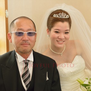 新婦と新婦の父